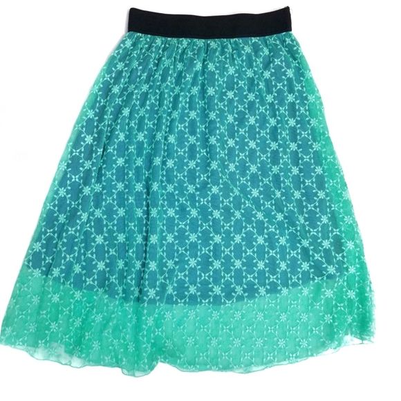 LuLaRoe | Lola Lace Lined Midi Skirt